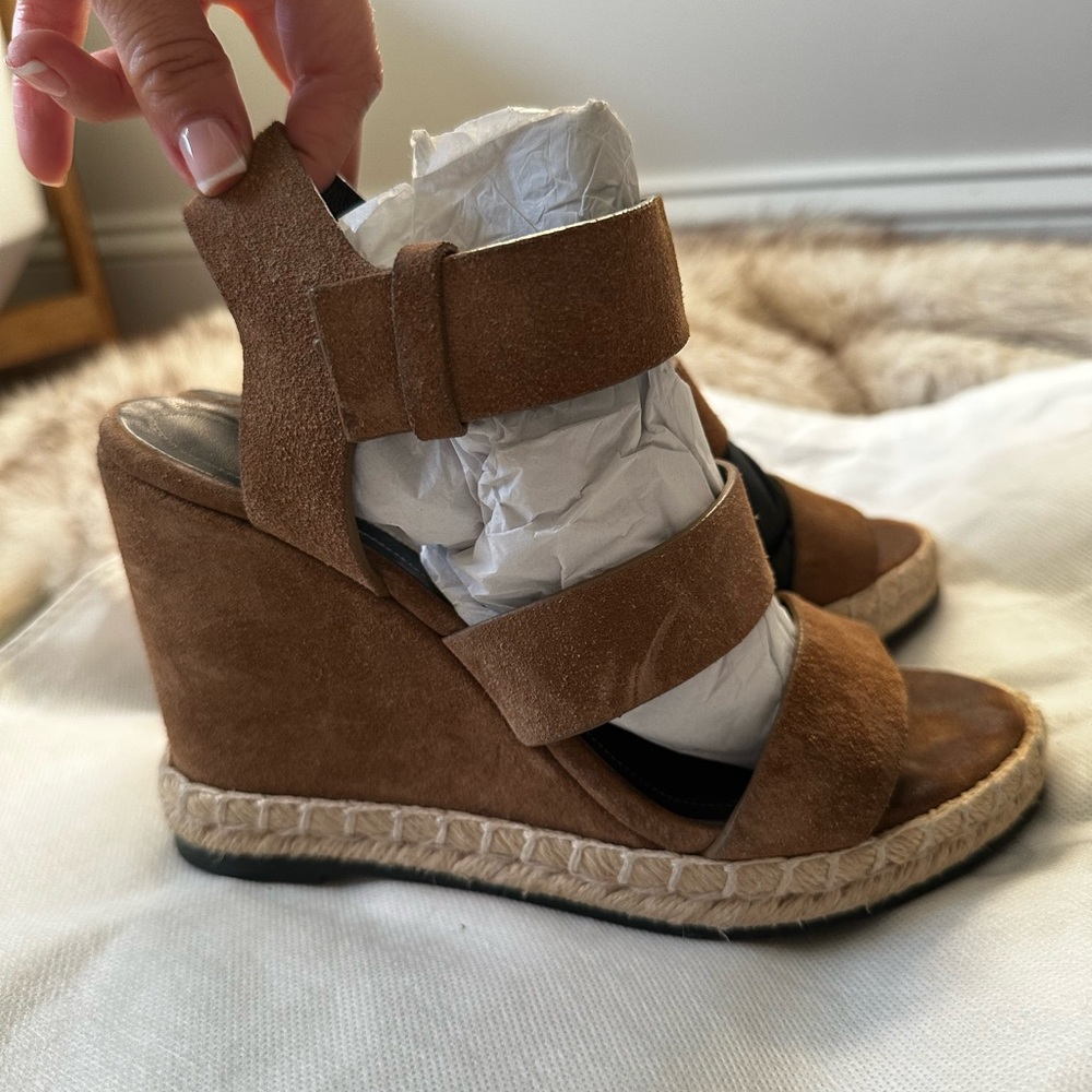 Balenciaga suede Wedge Sandals